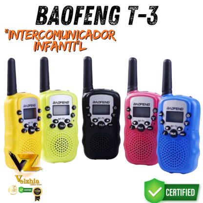 Intercomunicador infantil Baofeng T-3