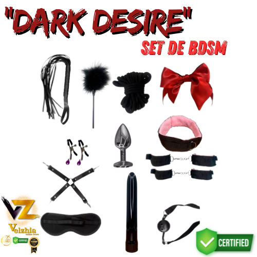 Dark Desire™-Set De Bondage Kit Bdsm Para Adultos Ju