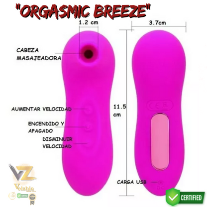 Orgasmic Breeze™-Succionador Vibrador Clítoris Pezones