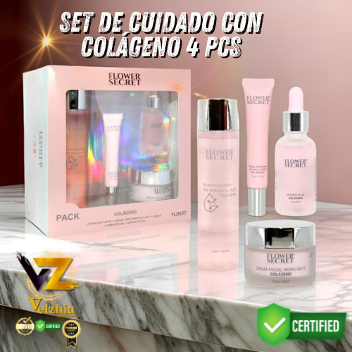 SET DE CUIDADO CON COLÁGENO 4 PCS