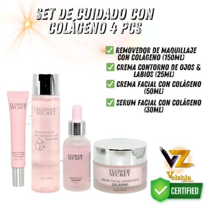 SET DE CUIDADO CON COLÁGENO 4 PCS