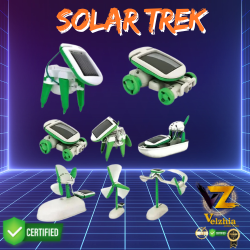 SolarTrek™-Robot Solar Juguete Educativo Kit 6 en 1