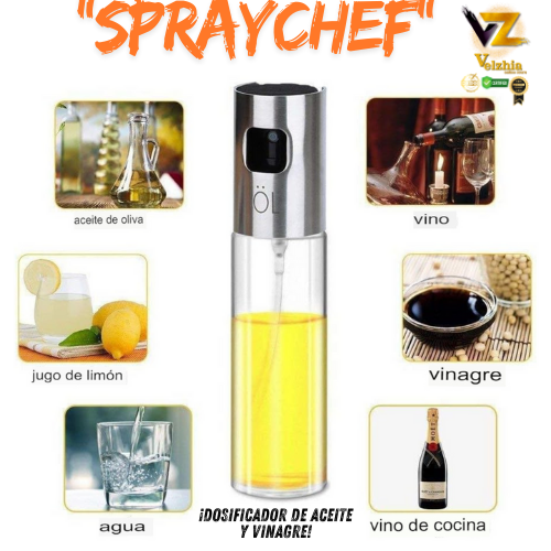 SprayChef™-Dosificador de Aceite y Vinagre