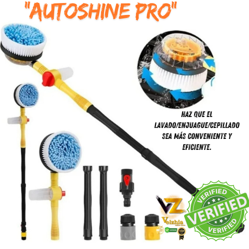 AutoShine Pro™-Cepillo giratorio para lavado de autos