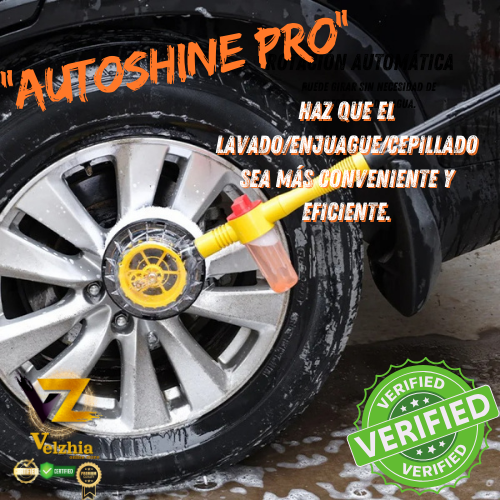 AutoShine Pro™-Cepillo giratorio para lavado de autos