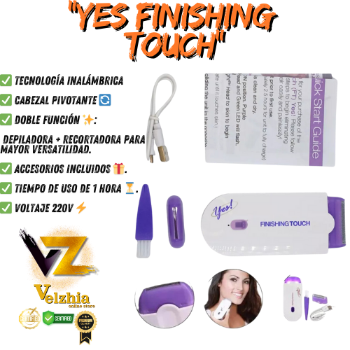 YES FINISHING TOUCH™- DEPILADOR DE CUERPO